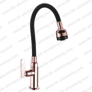 Grifo De latón Flexible Para fregadero De Cocina, grifería Monocomando De Agua Para Canilla, grifería De Cocina, cuello largo, barato - Product Image 4