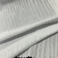 Tissu Jacquard Maille Dryfit 100% Polyester Blanc de Haute Qualité Imprimé par Sublimation pour Maillot de Football – Tissu Authentique pour Vêtements de Sport