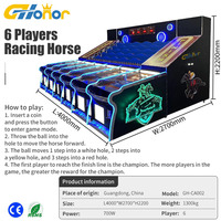 Machines de jeu vente Carnival racetrack game 6 Players Racing Horse Carnival game horse racing for sales