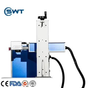 SWT 레이저 분할 책상 휴대용 dmk 유형 20w 30w 50w 60w 80w 100W UV 섬유 CO2 레이저 마킹 기계