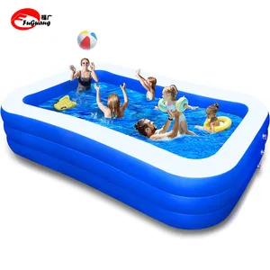 Inflatable पूल बच्चों inflatable पूल बड़े thickened परिवार पूल के लिए उपयुक्त बच्चों वयस्क आउटडोर गार्डन ग्रीष्मकालीन पार्टी