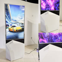 Haute luminosité 43 pouces Transparent LCD kiosque numérique affichage intérieur magasin signalisation publicité pour supermarché