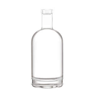 Botella de Vidrio de 750 ml para Jugo, Brandy, Licor, Vodka Barata de 500 ml, Botella de Vino de Vidrio de 375 ml - Product Image 1