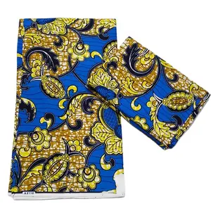 드레스 뜨거운 판매 6 야드 왁스 100% 코튼 인쇄 아프리카 패브릭 소재 슈퍼 고품질 왁스 아프리카