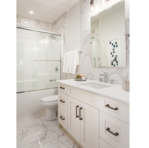 Ensemble de meubles de salle de bain sur mesure CANA, style moderne, prix usine, en contreplaqué/MDF pour lavabo simple, idéal pour projets hôteliers - Product Image 1