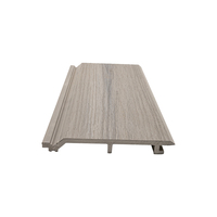 Panneau mural creux sans décoloration Co-extrusion wpc bois composite panneau plastique revêtement plastique