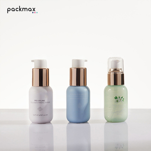 Custom 45ml PET Round Shoulder <b>Pump</b> <b>Bottle</b> for Sunscreen Primer Serum - Foundation Liquid Cosmetic Container - Product Image 6