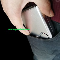 Mini Encendedor Láser de Bolsillo de 80W para Bricolaje con Batería 3S de 1800mAh, Lente 10X y 45 ° Protector Contra Sobrecalentamiento