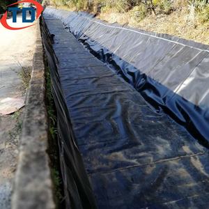 水タンクライナーダムライナー<span class=keywords><strong>Geomembrane</strong></span> 0.75mm 1mm HDPE Geomembrana Rainwatelargeウォーターキャッチャー貯水池用ダンプププルーフコース - Product Image 3