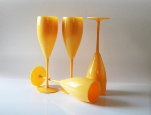 Verres à champagne incassables en polystyrène de 240 ml (8 oz), réutilisables, lavables au lave-vaisselle, sans pied - Product Image 4