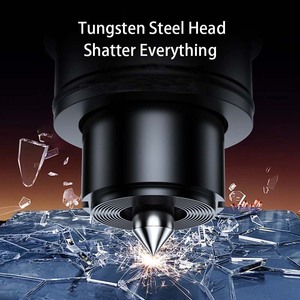 Cabeza de acero de tungsteno multifuncional, martillo de seguridad para coche, tipo de prensa, herramienta de Escape de emergencia para romper ventanas - Product Image 5