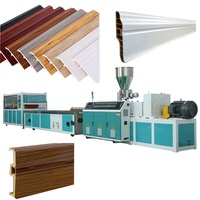 Machine d'extrusion d'extrudeuse de profil de plinthe de plancher de PVC