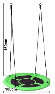 Balançoire de <span class=keywords><strong>nid</strong></span> rond pour enfants en plein air soucoupe volante balançoire de <span class=keywords><strong>nid</strong></span> d'arbre balançoire de jardin pour adultes - Product Image 6