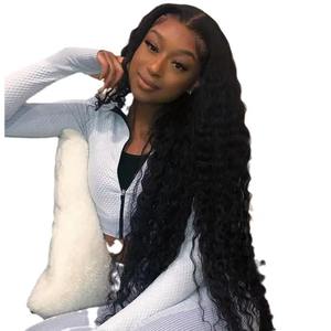 Parrucca per <span class=keywords><strong>capelli</strong></span> Remy vergine brasiliana da 26 pollici onda del corpo e stile dritto misto marrone <span class=keywords><strong>chiaro</strong></span> trasparente per <span class=keywords><strong>capelli</strong></span> umani in pizzo svizzero - Product Image 1