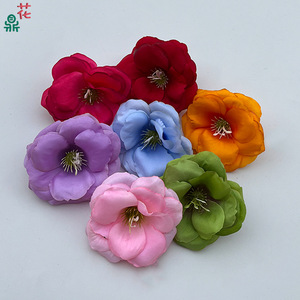 Gardenia Artificial Flowers Mixed Silk Lightweight For Office <b>Decoration</b> Handmade <b>Wreaths</b> Wholesale - Product Image 2