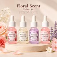 Huile Vaginale Apaisante à l'Huile de Rose, PH 4.5, Testée en Laboratoire, Arôme Romantique, Huile Yoni de Luxe pour Adultes, Personnalisable OEM