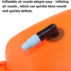 Bouée de natation gonflable étanche en PVC 20L avec sac étanche intégré, flotteur de sécurité pour l'entraînement de natation sécurisé, la plage, les voyages et les sports - Caractéristiques pour utilisation sèche et humide - Product Image 3