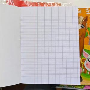 Carnet d'exercices ligné français A5 personnalisé, couverture souple, reliure thermique, 100 feuilles, reliure agrafée, 48 pages, pour écoles africaines - Product Image 5