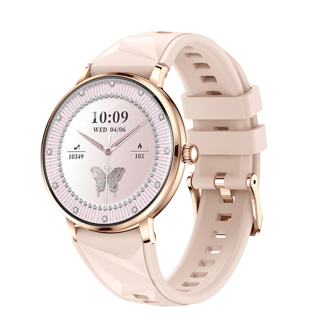 Direct Factory 2026 Newest AK107 Smart Watch 1.19" AMOLED BT Call IPX8 HR SpO2 Multi-Sport Fitness Calories Sleep AI Silicone