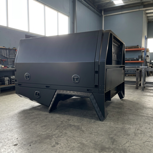 Plateau de chargement en aluminium noir pour pick-up Hilux avec boîte à outils intégrée - Product Image 3