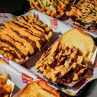 Ensemble d'emballages pour restaurants de restauration rapide en gros : Boîte à burger, plateau à frites, gobelet à soda et sac en papier