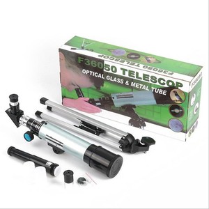 F36050 Telescope 90x Magnification Optical Glass Metal Tube Refractor Type For Astronomical Observation Students Children - Product Image 2