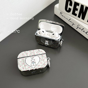 Étui pour écouteurs en forme de cœur de chien de dessin animé Instagram, adapté aux <span class=keywords><strong>Airpods</strong></span> Pro2 3/4, <span class=keywords><strong>coque</strong></span> de protection pour <span class=keywords><strong>Airpods</strong></span> Pro - Product Image 2