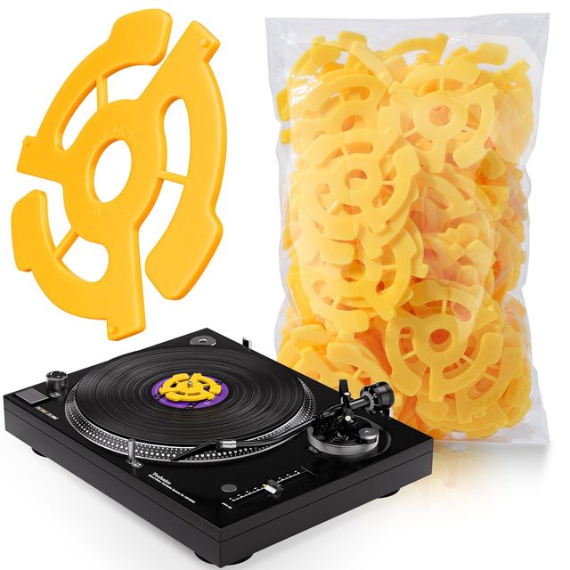 Custom Plastic 45 RPM Record Adapter for 7 Inch Vinyl Record