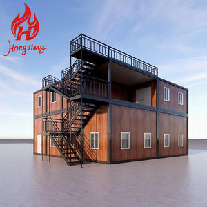 折りたたみ式2階建て小型プレハブ小型住宅レディメイドミニ高級モジュラーベッドルームプレハブホームヴィラ - Product Image 5