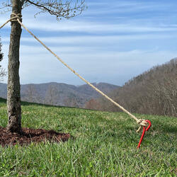 Steel Ground Screw Pole Earth Anchor / Powder Coated Paint Ground Anchor for <strong>Fixed</strong> Vineyard <strong>Post</strong> - Product Image 4