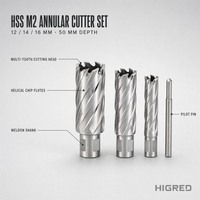 Foret annulaire HSS FEIN SHANK 12x50 pour perçage de métaux