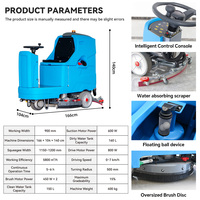 Autolaveuse Commerciale Compacte Industrielle Automatique pour Sols Vinyle, Époxy et Carrelage Marbre