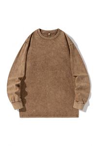 Camiseta Deportiva Personalizada de Manga Larga, 100% Algodón, 250g, Talla Grande, Color Sólido, Impresión Digital - Product Image 6