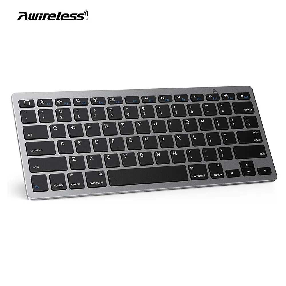 High Sales Custom Fashion Ultra Slim 60 Percent 78 Keys Bluetooth Wireless Keyboard Portable For Laptop Ipad Android