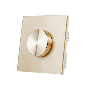 نوع مربع 86X86 جدار 2 قناة 50 واط 5 خطوات التحكم في مستوى الصوت متاح ضوء القمر الذهبي الشمبانيا الأبيض - Product Image 2