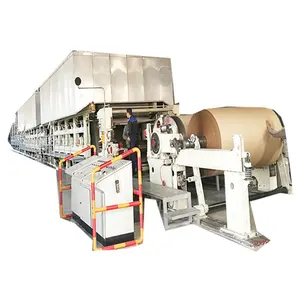 waste paper recycling 1092 type 5 tpd kraft paper production equipment machine