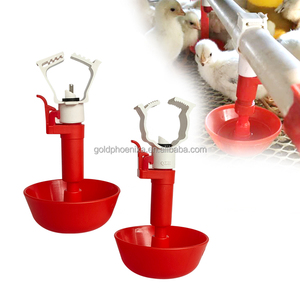 YYC Khởi Động Cốc Nước Gà Uống Hệ Thống Gia Cầm Hai Lớp Núm Vú Uống Rượu Với Cốc Nhỏ Giọt - Product Image 1
