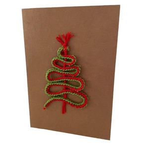 Kits de matériel DIY et cartes de vœux au crochet – Motifs de sapins de Noël pour diverses occasions – Meilleures ventes transfrontalières - Product Image 5
