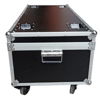 Caisse de transport professionnelle en aluminium étanche pour câbles audio