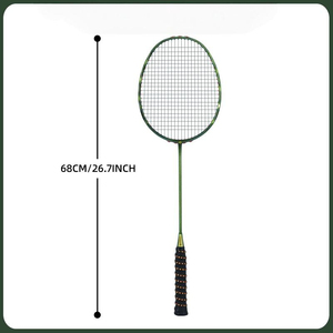 Raquette de <span class=keywords><strong>badminton</strong></span> professionnelle <span class=keywords><strong>en</strong></span> carbone ultra-légère 5U, haute tension 30 lbs, avec œillets amortisseurs de chocs, vente <span class=keywords><strong>en</strong></span> gros, OEM - Product Image 6