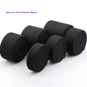 Nhà Máy OEM Polyester Twill Ban Nhạc Đàn Hồi Căng Vải Dệt Đàn Hồi Vải Băng Cho May Mặc Twill Băng Jacquard Ribbon - Product Image 1