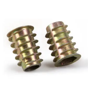 Widely Used Superior Quality Alloy Color Zinc Furniture Inner And Outer Tooth Nut