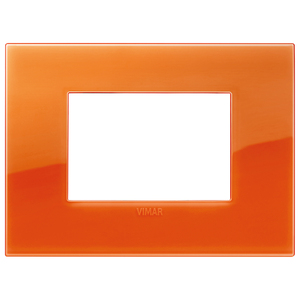 Vimar Placca Classic 3M Reflex Arancione 12,2x9 cm Accessorio per Cablaggio - Product Image 1
