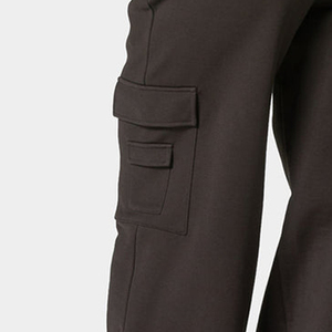 Pantalon cargo oversize pour femme, coupe ample et large, multi-poches, style streetwear décontracté, logo personnalisé OEM ODM - Product Image 4