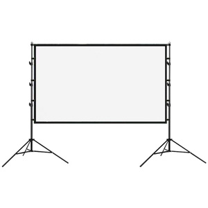 100 Inch 16:9 Full HD 4K/8K Foldable Outdoor Projector <strong>Screen</strong> with Stand Fast-Folding <strong>Projection</strong> <strong>Screens</strong> - Product Image 1