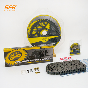 Ensemble chaîne et pignon en acier haute performance <span class=keywords><strong>SFR</strong></span> pour motos tout-terrain et de route 520SX 525SX3, <span class=keywords><strong>accessoires</strong></span> - Product Image 2