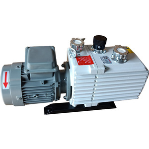 Bomba de Vacío de Paletas Rotativas Sellada con Aceite Leybold D16C, Motor Trifásico 220/380V, Cuerpo de Hierro Fundido, Conexión por Brida, Alto Vacío - Product Image 1
