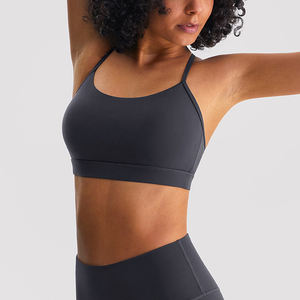 YBO-WX40H gros personnalisé Yoga soutien-gorge femmes séchage rapide respirant poncé beau dos haute intensité sport Fitness soutien-gorge - Product Image 3