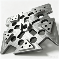 Plaque de fixation rotative en aluminium usinée CNC 5 axes OEM, haute précision, outillage industriel personnalisé