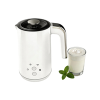 Mousseur à lait électrique automatique 4-en-1 pour usage domestique et hôtelier, facile à nettoyer